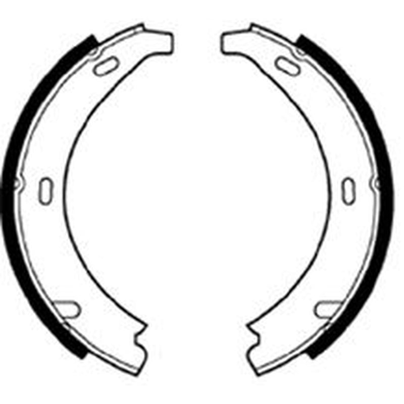 Abtex Brake Shoe Set Axle Kit fits Chrysler Crossfire 2003-2008 3.2