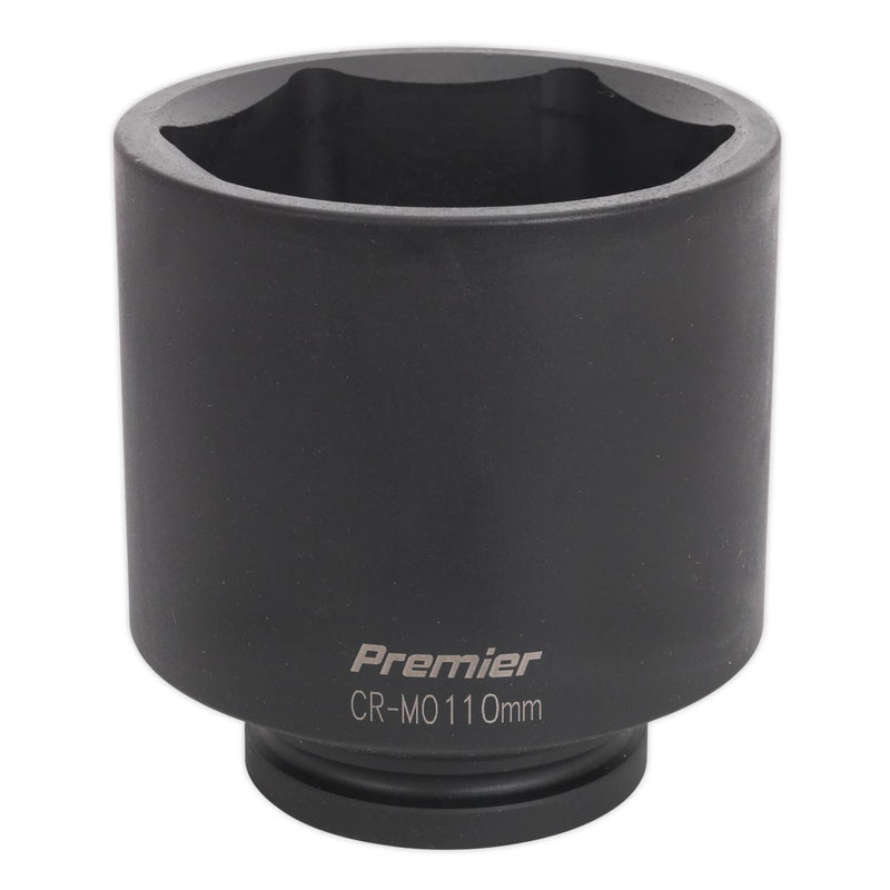 Sealey Impact Socket 110mm Deep 1"Sq Drive IS1110D Sealey - Dynamic Drive