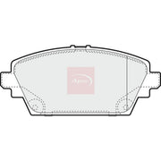 Apec Front Brake Pad Set fits Nissan Primera 2002-2008 1.6 1.8 1.9 2.0 2.2