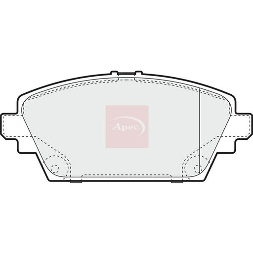 Apec Front Brake Pad Set PAD1170