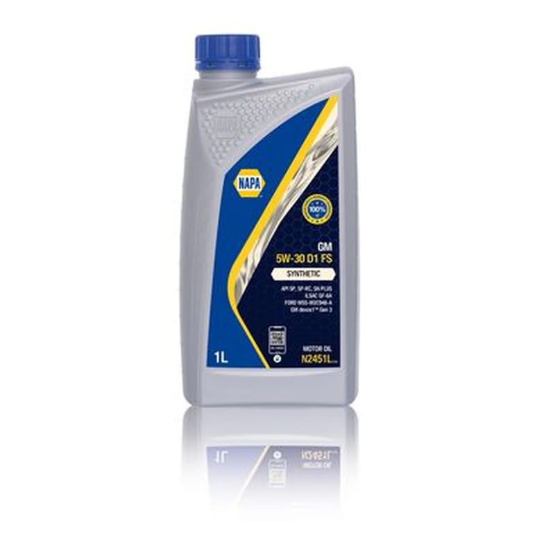 NAPA Engine Synthetic Oil 1L SP/RC 5W-30 fits Alfa Romeo GT 2003-2010 1.8