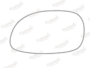 Summit Stick-On Standard Mirror Glass fits Honda Civic LHS Summit - Bars 4 Cars