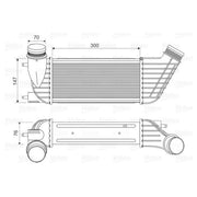 Valeo Intercooler (Charge Air Cooler) 818651