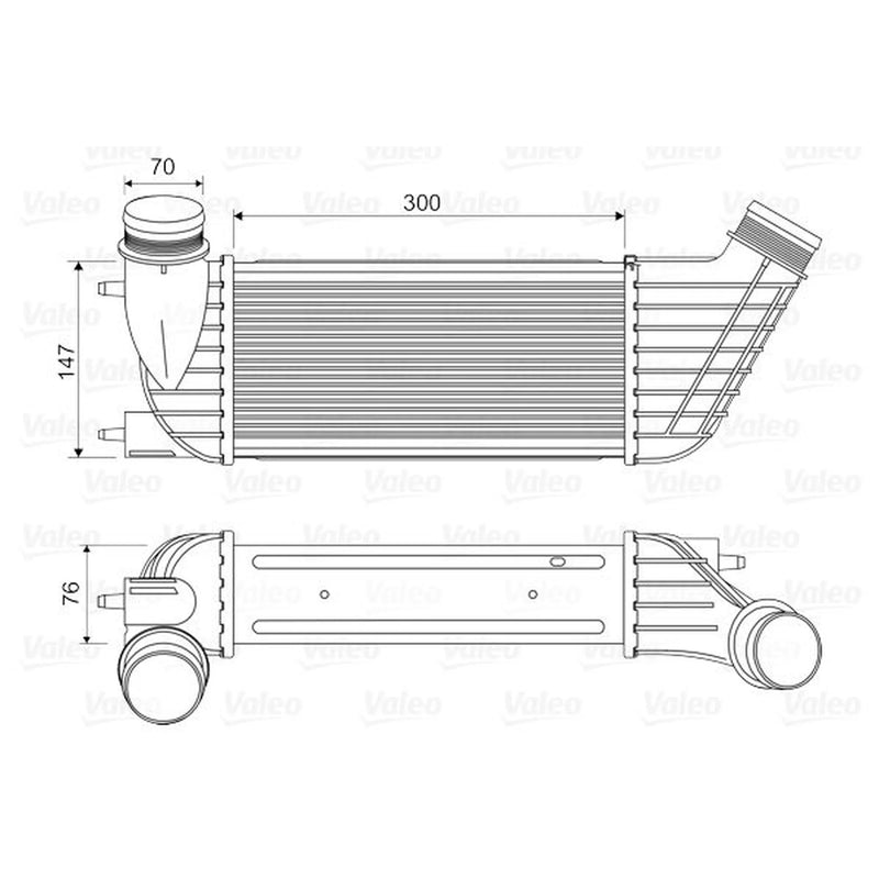 Valeo Intercooler (Charge Air Cooler) 818651