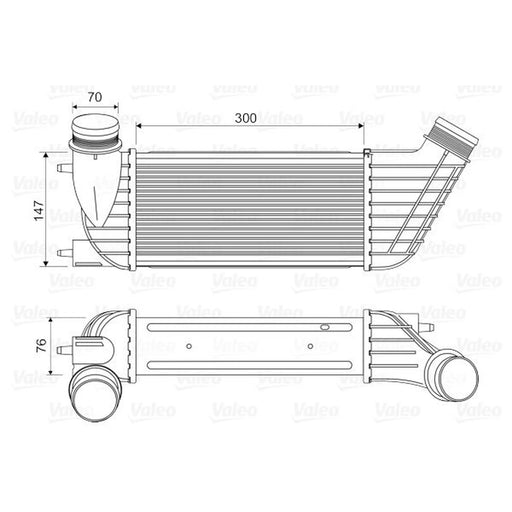Valeo Intercooler (Charge Air Cooler) 818651