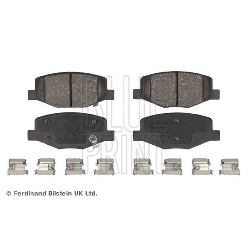 Blue Print Rear Brake Pad Set fits MG Zs SUV 2017 on 1.0 1.5