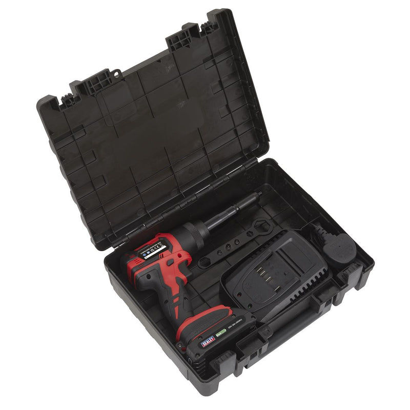Sealey Cordless Riveter 20V 2Ah Lithium-ion CP314 Sealey - Dynamic Drive