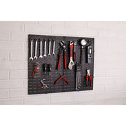 Seigen Composite Pegboard Garage Workshop Tools Wall Organiser Panel With Hooks Seigen by Sealey  - Dynamic Drive