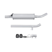Hella End Silencer Rear fits Fiat Panda 1982-2004