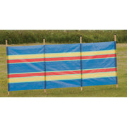 4 Pole Multicoloured Polythene Windbreak 1440 Quest - Dynamic Drive