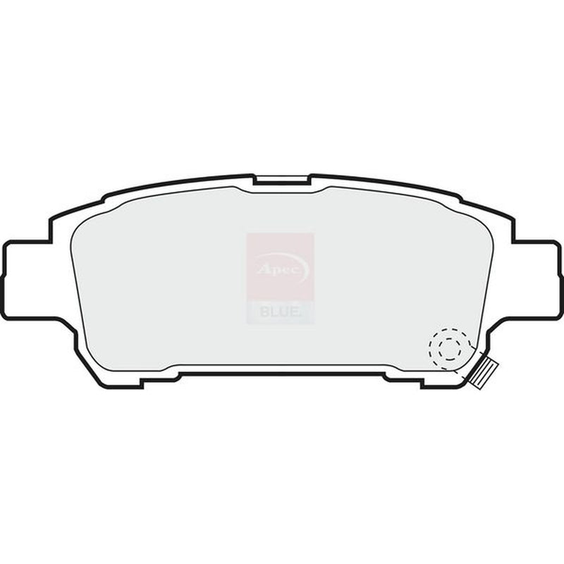 Apec Front & Rear Pads fits Toyota Avensis Verso 2001-2009 2.0