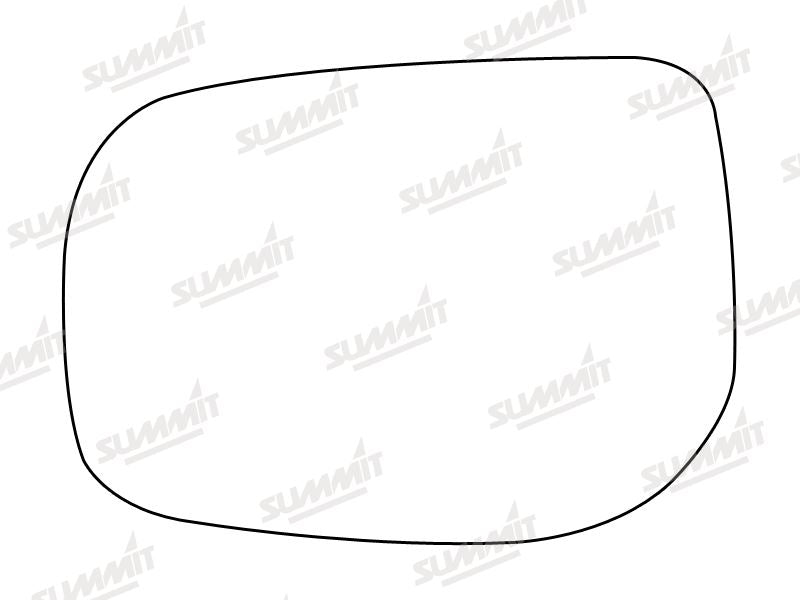 Summit Heated Base Plate With Standard Mirror Glass fits Toyota Camry LHS Summit - Bars 4 Cars