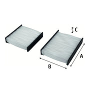 Valeo Cabin Air Filter (Pollen Filter) 715556