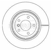 Borg & Beck Rear Brake Vented Discs & Pads fits BMW 3 2004-2013