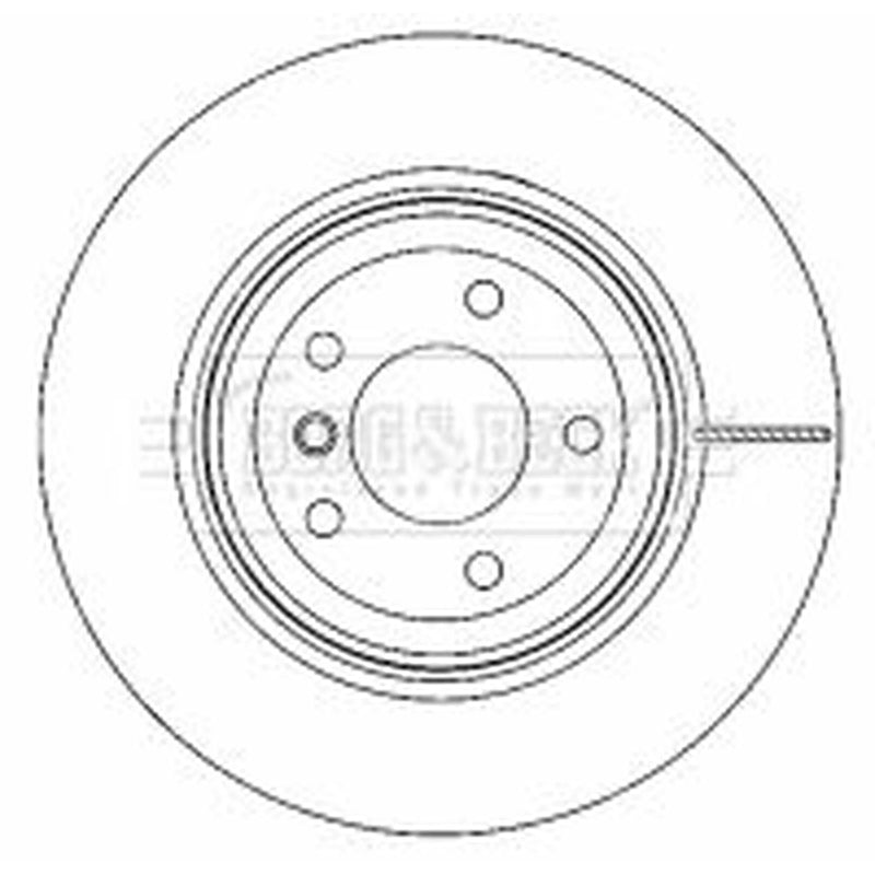 Borg & Beck Front Vented & Rear Vented Brake Discs & Pads fits BMW 3 2004-2012