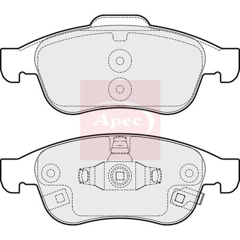 Apec Front Brake Pad Set PAD2090