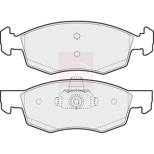 Apec Front & Rear Brake Discs & Pads fits Fiat Punto 1999-2012 1.8 188.738