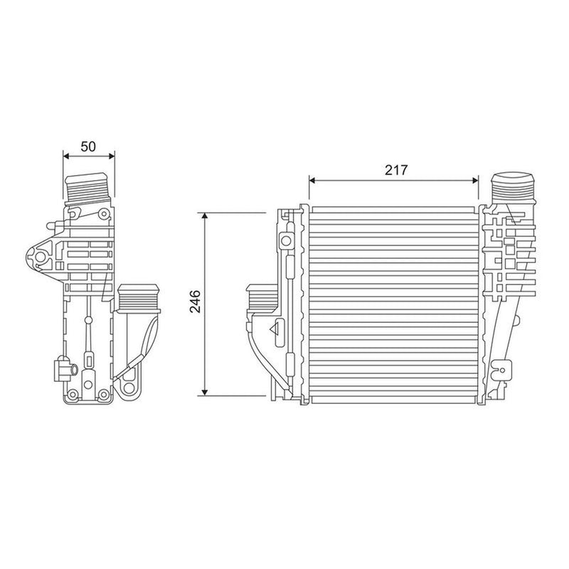 Valeo Intercooler (Charge Air Cooler) 818290