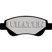 Juratek Front Brake Pad Set fits Citroën C1 2005-2014 1.0 1.4