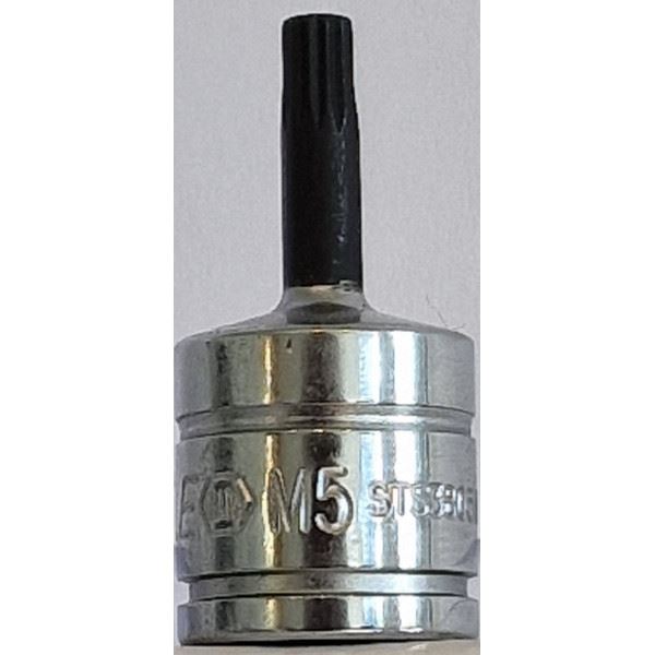 Carlyle Hand Tools 3/8Dr M5 Multispline Bit 40mm Long Carlyle Hand Tools - Dynamic Drive