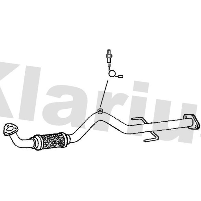 Klarius Exhaust Pipe OD fits Opel Insignia A 2013-2017 1.6
