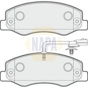 NAPA Rear Brake Pad Set fits Nissan Interstar 2021-2024