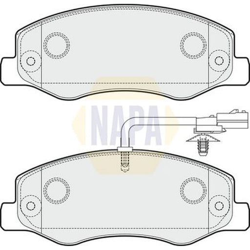 NAPA Rear Brake Pad Set NBP1408