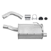 Hella End Silencer Rear fits Fiat 500 2007 on 1.4
