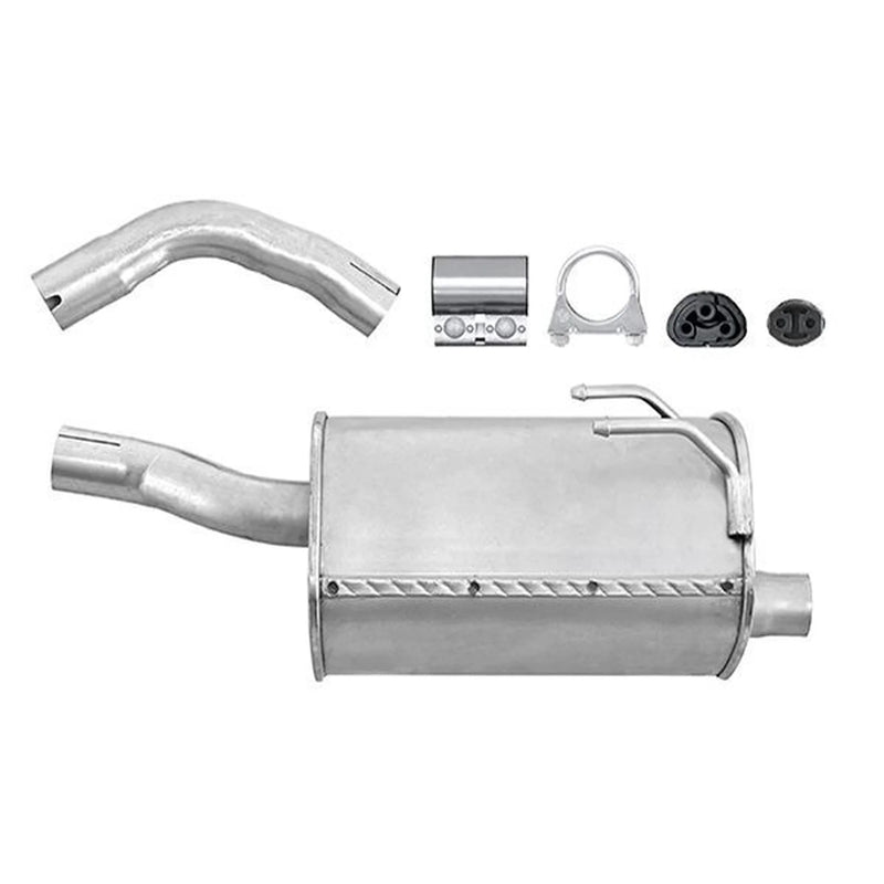 Hella End Silencer Rear fits Fiat 500 2007 on 1.4