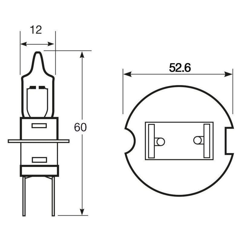 Ring Automotive R961 12V 55W P22S H3Sr (0453) Halogen Headlamp Ring Automotive - Dynamic Drive