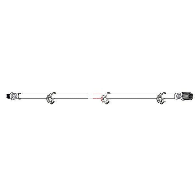 Apec Brake Hydraulic Hose Line Rear fits Iveco Daily VI 2014-2021