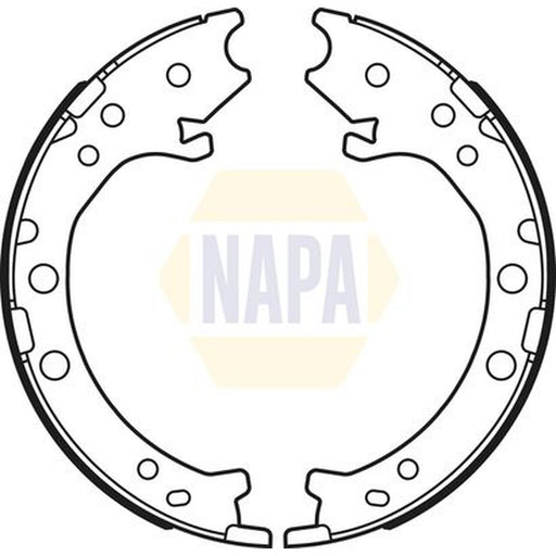 NAPA Parking Brake Shoe Set fits Honda Cr-V 2001-2007 2.0 2.2