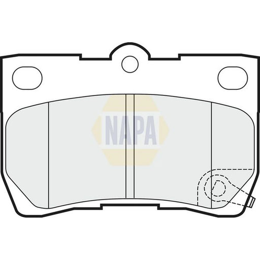 NAPA Rear Brake Pad Set NBP1579
