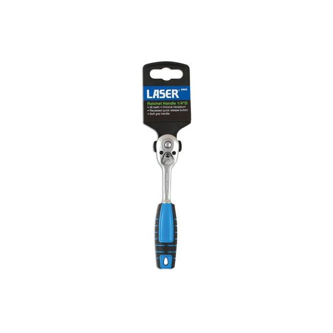 Laser Heavy Duty Ratchet 1/4"D 6666 Laser - Dynamic Drive