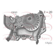 Apec Engine Cooling Water Pump fits Dacia Solenza 2003-2005 1.4