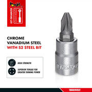 Teng Tools 1/4" PZ Bit Socket PZ3 Teng Tools - Dynamic Drive