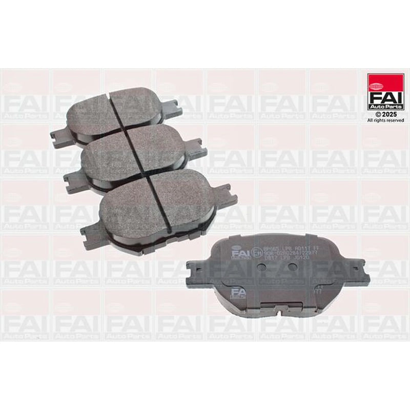 FAI Rear Brake Pad Set fits Mazda 2 2022 on 1.5