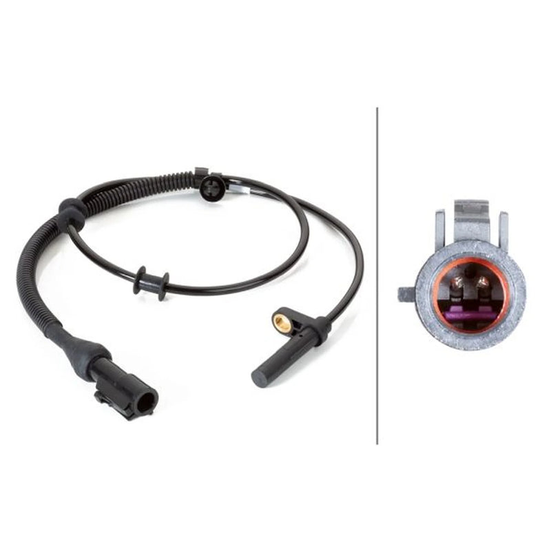 Hella ABS Wheel Speed Sensor Front fits Ford Australia F-150 Pickup 2003-2007