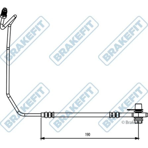 Apec Brake Hydraulic Hose Line outer BHO4315