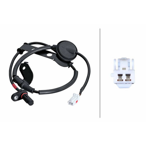 Hella ABS Wheel Speed Sensor Rear fits Hyundai Elantra IV 2005-2011 1.6