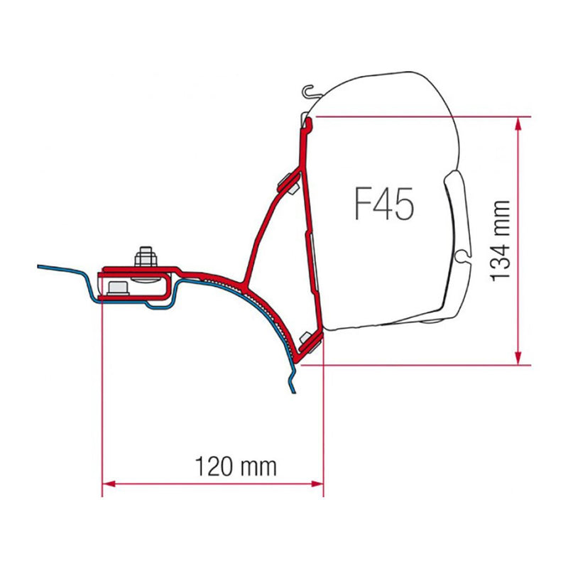 Fiamma Kit fits VW T5 Transporter MV Fiamma - Dynamic Drive