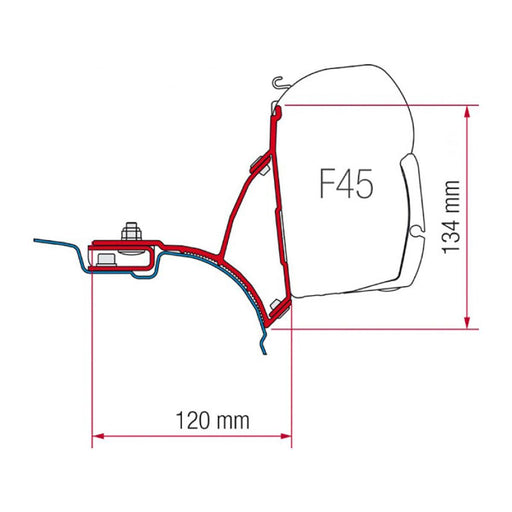 Fiamma Kit fits VW T5 Transporter MV Fiamma - Dynamic Drive