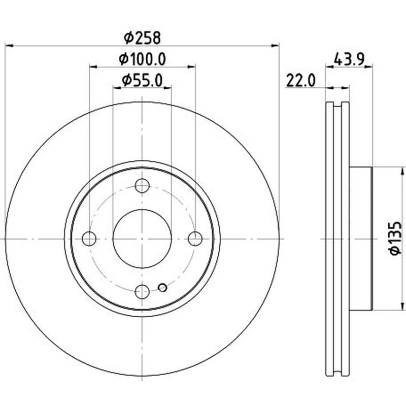 Mintex Front & Rear Brake Discs & Pads fits Mazda 2 2021 on 1.5