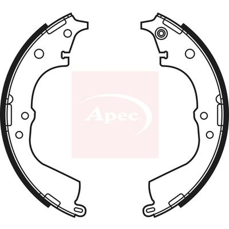 Apec Brake Shoe Set Axle Kit fits Toyota Granvia 1995-2002 2.7 3.0