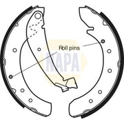 NAPA Brake Shoe Set Axle Kit fits Citroën Dispatch II 2007-2016 1.6 2.0