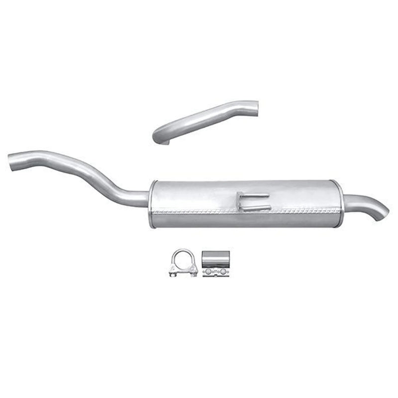 Hella End Silencer Rear fits Renault Grand Scénic III 2009-2016 1.2 1.4