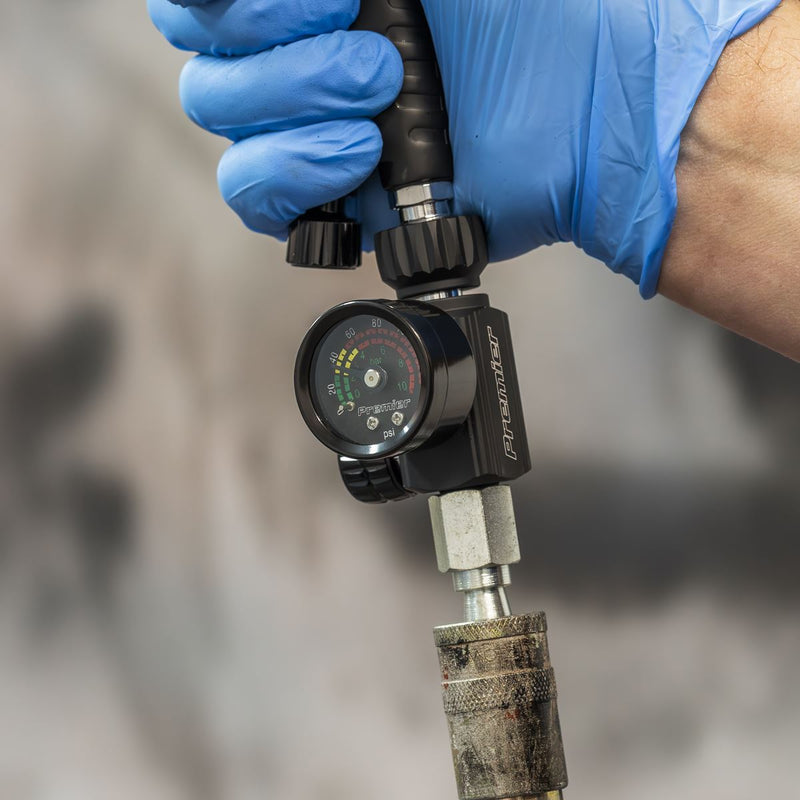 Sealey Premier Premier On-Gun Air Pressure Regulator/Gauge with Glass Lens AR02 Sealey Premier - Dynamic Drive