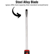 Teng Tools Flat Screwdriver 1.2 x 6.5 x 150mm L Hex Shaft Teng Tools - Dynamic Drive