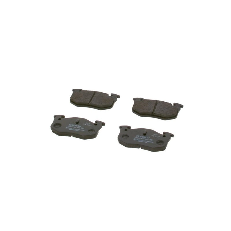 Bosch Front & Rear Pads fits Renault Clio 2001-2016 1.2