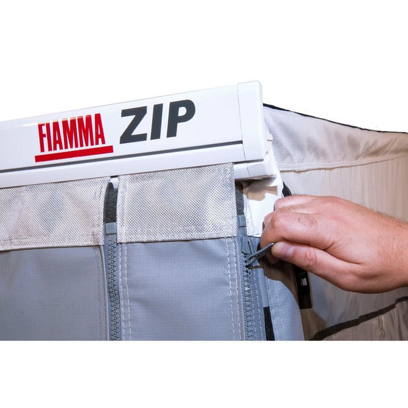 Fiamma Caravanstore Zip Top XL 500 Royal Blue Fabric (06771H02Q) Manual Awning Rail Fiamma - Dynamic Drive